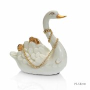 653921 (в уп.36шт.) - Статуэтка Лебедь H=14см. /B3 [01044481]