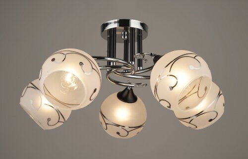 ВР-C1405/5 CR+BK (4) АКЦИЯ светильник потолочный [01096612] ВР-C1405/5 CR+BK (4) АКЦИЯ светильник потолочный