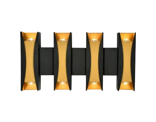 Х-B20915/8 Black+Gold LED 8*1W 4000K (10) светильн [01103651] Х-B20915/8 Black+Gold LED 8*1W 4000K (10) светильник настенный