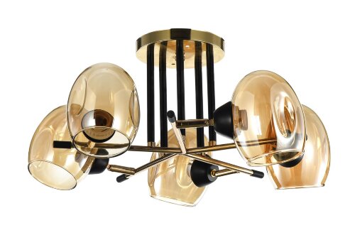 Д9150/5 FG+BK (4) светильник потолочный [01103398] Д9150/5 FG+BK (4) светильник потолочный