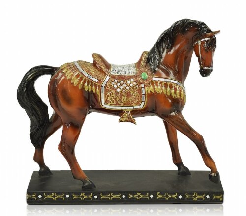 GYL2006-0 (6) - Фигурка "Конь", размеры: H=31см, L [01057987] GYL2006-0 (6) - Фигурка "Конь", размеры: H=31см, L=34см, материал: полистоун.