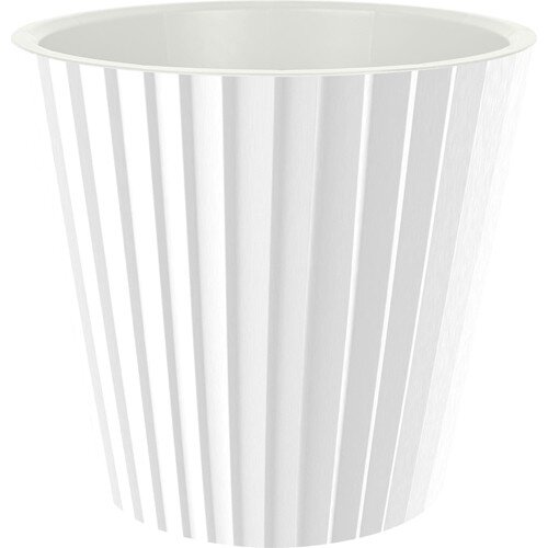 464003-РСВ (в уп.9шт.) - Горшок цветочный InGreen [01109273] 464003-РСВ (в уп.9шт.) - Горшок цветочный InGreen Sand D190мм, 3,3л c дренажной вставкой белый IG6401