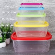 727672 (в уп.36шт.) - Салатник прямоугольный с кры [01029893]