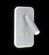 KL-RDL015S WH Led 10+1W 4000K Размер: 19*11*8,5см [01109455]