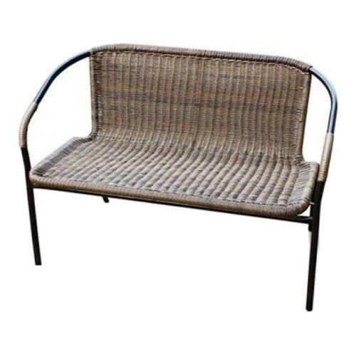 359116-РСВ (в уп.1шт.) - Диван к набору &quot;Марсель&quot; [01099788] 359116-РСВ (в уп.1шт.) - Диван к набору "Марсель" (каркас черный, сиденья коричневые) WR2719-B, размер: 1130x580x780мм, материал: искусственный ротанг, металл.