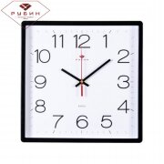 3028-141B Чёрн. (в кор.10шт.) - Часы настен.квадра [01079566]