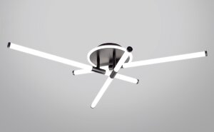 Х-FX80011B/3+1 BK 60W 3000-6000K Dimmer 640*630*13 [01110823]