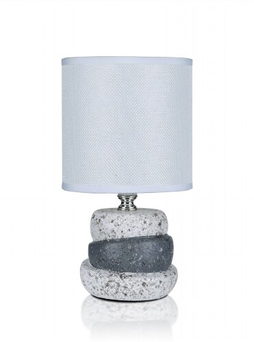 В-HS8357 white+white shade, размер: 130*130*255мм [01100319] В-HS8357 white+white shade, размер: 130*130*255мм (24) светильник настольный