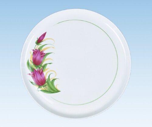 Д0с0183ф34 (в кор.5шт.) - Блюдо д/пиццы 300мм ф.29 [01041290] Д0с0183ф34 (в кор.5шт.) - Блюдо д/пиццы 300мм ф.297"Колокольчики"