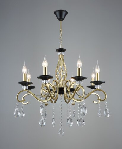 ВР-NH5509/8 GD+BK D700*H620/H870мм (1) светильник [01109752] ВР-NH5509/8 GD+BK D700*H620/H870мм (1) светильник потолочный