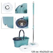 727266 (в уп.25шт.) - Ведро с отжимом и шваброй, ц [01106761]