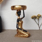 733251 (в уп.24шт.) - Статуэтка Африканка 12,5х11х [01108759]
