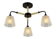 МС-XA1371B/3 BK+WOOD (6) светильник потолочный [01102899]