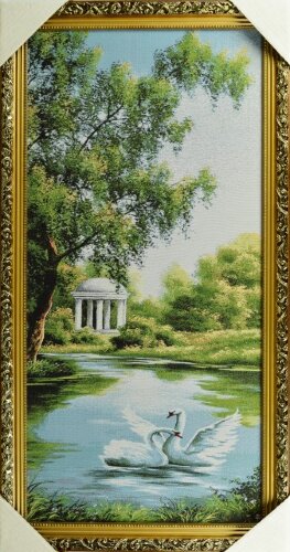 40*80 05А "Беседка" Картина гобелен [01086902] 40*80 05А "Беседка" Картина гобелен