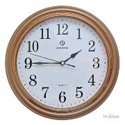 650727 (в уп.30шт.) - Часы настенные, круглые D=30 [01109180]