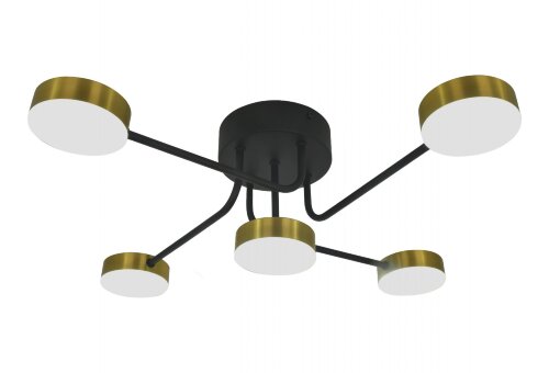 Х20608/5 BK+AB LED60W 3000-4000-6000K Dimmer (5) с [01103162] Х20608/5 BK+AB LED60W 3000-4000-6000K Dimmer (5) светильник потолочный