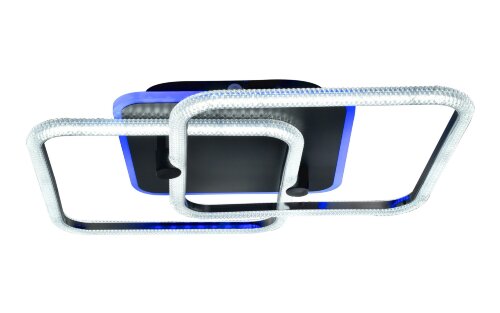 Х20645/2+1 BK+CR подсветка RGB LED 72W 3000K-4000K [01103559] Х20645/2+1 BK+CR подсветка RGB LED 72W 3000K-4000K-6000K диммер (5) светильник потолочный