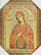 30*40 Икона "Семистрельная" гобелен [01105250]