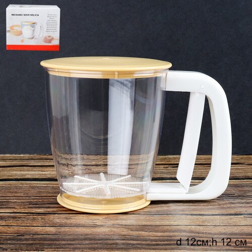 684150 (в уп.45шт.) - Сито кружка 500мл. / YT-587 [01111170] 684150 (в уп.45шт.) - Сито кружка 500мл. / YT-587 /, материал: пластик, нержавеющая сталь.