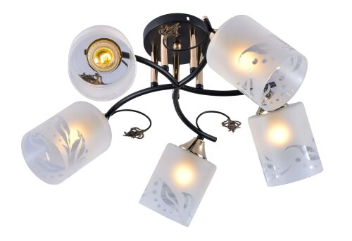 МС-DA5147B/5 BK+FGD (4) АКЦИЯ светильник потолочны [01097159] МС-DA5147B/5 BK+FGD (4) АКЦИЯ светильник потолочный