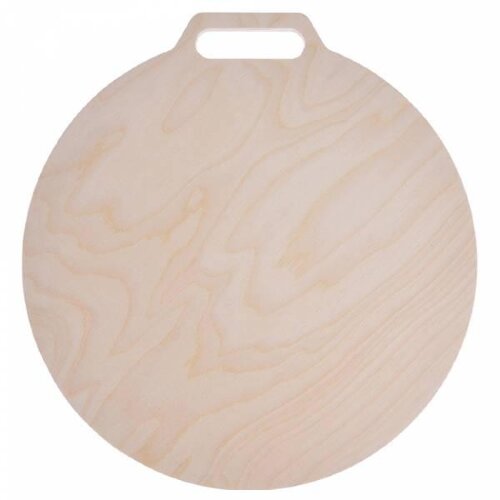 84899 (в уп.5шт.) - Доска разделочная, круглая D= [01110305] 84899 (в уп.5шт.) - Доска разделочная, круглая D= 80см, толщина 6мм. ДК 800/6 (84899), материал: фанера.