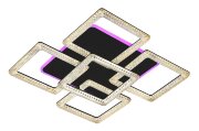 Д3664/4+1C BK Led 160W+34W 3000K+4000K+6500K+RGB д [01103510]