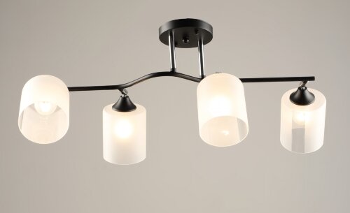 ВР-K2316/4 BK+CH L480*W400*H160мм (4) светильник п [01109595] ВР-K2316/4 BK+CH L480*W400*H160мм (4) светильник потолочный