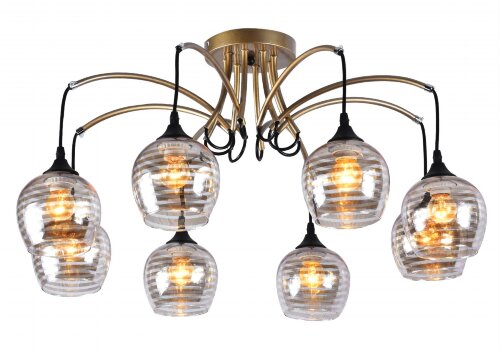 МС-XA1117B/8 GD+BK (2) светильник потолочный [01103792] МС-XA1117B/8 GD+BK (2) светильник потолочный