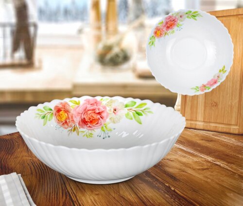 564261-РСВ (в уп.1наб.) - Салатник 440мл./15,3см, [01110647] 564261-РСВ (в уп.1наб.) - Салатник 440мл./15,3см, набор 6шт. JEWEL 7265 "Жизель" (ПС0067-48), материал: стеклокерамика.