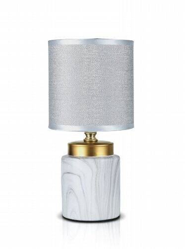 В-HS8481 white+white shade, размер: 130*130*265мм [01103953] В-HS8481 white+white shade, размер: 130*130*265мм (24) светильник настольный