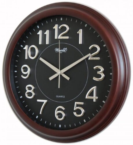 2039C BL ( в кор.6 шт.) - Часы настенные WORLD.Кор [01095923] 2039C BL ( в кор.6 шт.) - Часы настенные WORLD.Корпус выполнен из пластика.Циферблат закрыт стеклом.Механизм кварцевый плавного хода. Питание от батарейки АА (в комплект не входит). Особенность: металлический циферблат. Размер модели: 480*480*55 мм.