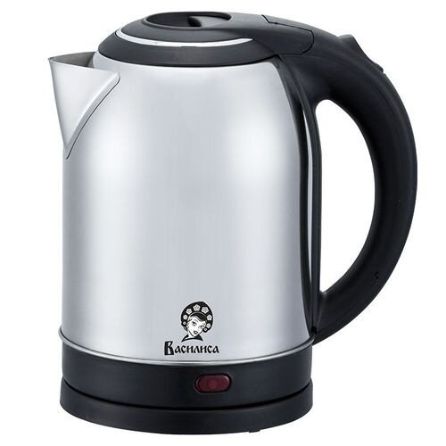 230825-РСВ (в уп.6шт.) - Чайник электрический 2л. [01105634] 230825-РСВ (в уп.6шт.) - Чайник электрический 2л. ВАСИЛИСА Т31-2000, мощность 1500Вт, материал корпуса: нерж.сталь.