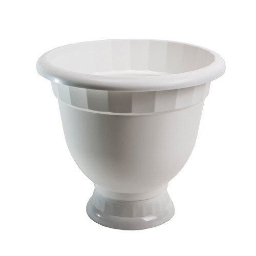 253217-РСВ (в уп.15шт.) - Кашпо с поддоном 20л БЕЛ [01102723] 253217-РСВ (в уп.15шт.) - Кашпо с поддоном 20л БЕЛЫЙ "Бриг"