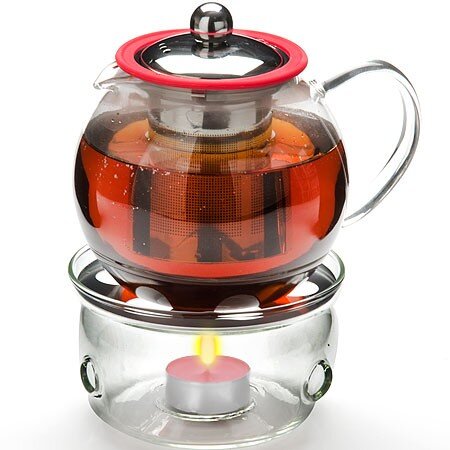 25675 (в уп.12шт.) - Чайник стекло 800мл+ подогрев [01100599] 25675 (в уп.12шт.) - Чайник стекло 800мл+ подогрев, сито, высота чайника с подогревателем: 19,5см, материал: боросиликатное стекло, нерж.сталь, силикон. MB