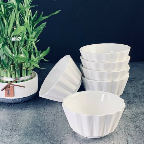 140-021 (в уп.12наб.) - Набор из 6 салатников 11х6 [01106090] 140-021 (в уп.12наб.) - Набор из 6 салатников 11х6см. BAMBOO в подарочной упаковке, материал: фарфор.