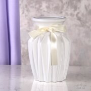 647692 (в уп.48шт.) -  Ваза 18см. с лентой / AB11W [01102618]