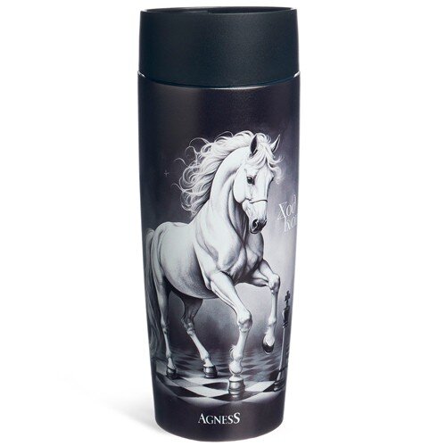562789-РСВ (в уп.1шт.) - Термокружка 360мл, agness [01110544] 562789-РСВ (в уп.1шт.) - Термокружка 360мл, agness "Ход конем", колба нерж.сталь 18/10 709-120 709-120, материал: нержавеющая сталь, пластик.