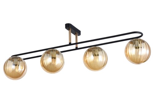 Д8063/4 BK+FG (4) светильник потолочный [01103351] Д8063/4 BK+FG (4) светильник потолочный