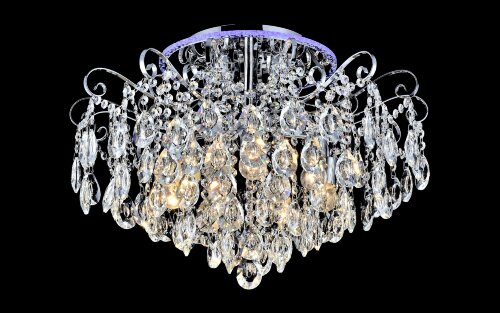 МС-XE4014/7 D600*H430 CR E27*60W+ LED RGB 8W (1) с [01096934] МС-XE4014/7 D600*H430 CR E27*60W+ LED RGB 8W (1) светильник потолочный