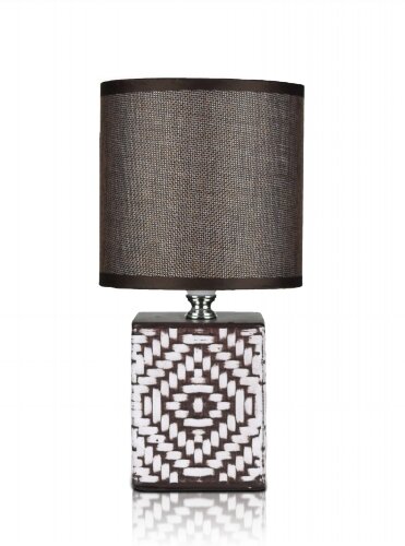 В-HS7888 brown+brown shade, размер: 130*130*270мм [01100285] В-HS7888 brown+brown shade, размер: 130*130*270мм (24) светильник настольный