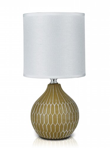 В-HS8451 I.brown+white shade, размер: 150*150*290м [01103895] В-HS8451 I.brown+white shade, размер: 150*150*290мм (18) светильник настольный