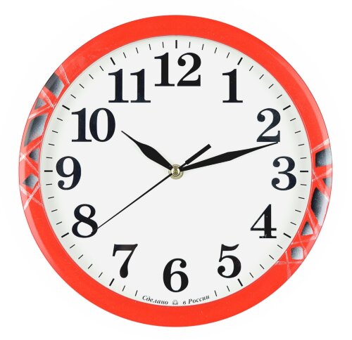 В 1124 Алмаз (в кор.10шт.) - Часы настенные Алмаз, [01109166] В 1124 Алмаз (в кор.10шт.) - Часы настенные Алмаз, механизм: кварцевый плавного хода от бат АА, размер: 285*285*45мм, материал: пластик, стекло силикатное.