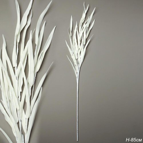 740414 (в уп.12/144шт.) - Ветка декоративная 85см. [01110448] 740414 (в уп.12/144шт.) - Ветка декоративная 85см. / RW-317-3 / цвет белый
