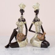 699706 (в уп.24шт.) - Статуэтка Африканка 8х12х21с [01110347]