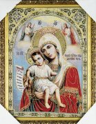 30*40 Икона "Достойно есть" гобелен [01108008]