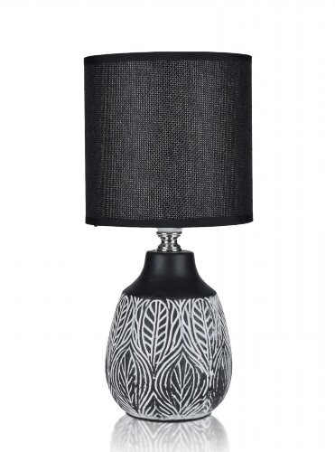 В-HS8372-1 black+black shade, размер: 130*130*275м [01100289] В-HS8372-1 black+black shade, размер: 130*130*275мм (24) светильник настольный