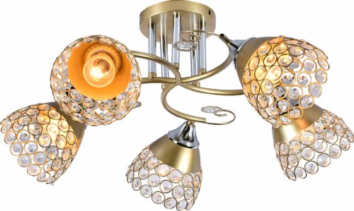 МС-XA1206/5 GOLD+CR (4) светильник потолочный [01093537] МС-XA1206/5 GOLD+CR (4) светильник потолочный