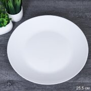 716616 (в уп.6наб.) - Тарелка 255мм. Евро белая, н [01106927]