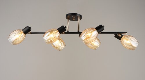 ВР-N4776/6 BK+GD (4) светильник потолочный [01101621] ВР-N4776/6 BK+GD (4) светильник потолочный