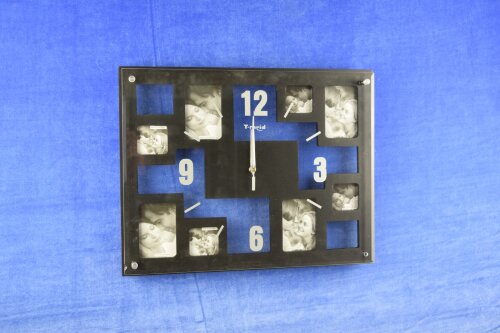 М9126А black colour (в кор.10шт.) АКЦИЯ - Часы-фот [01068933] М9126А black colour (в кор.10шт.) АКЦИЯ - Часы-фоторамка, размер: 450*350*48 мм, материал: МДФ, стекло.